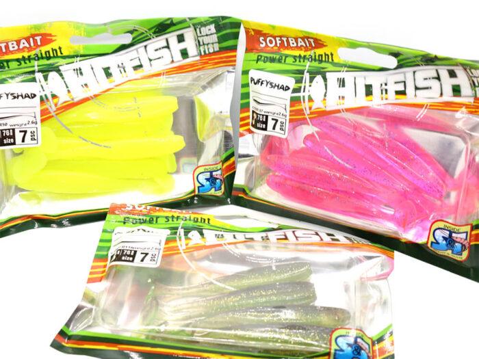 Hitfish Puffyshad 7.6CM (3 inch), culoare R115 (7buc/plic) - imagine 3