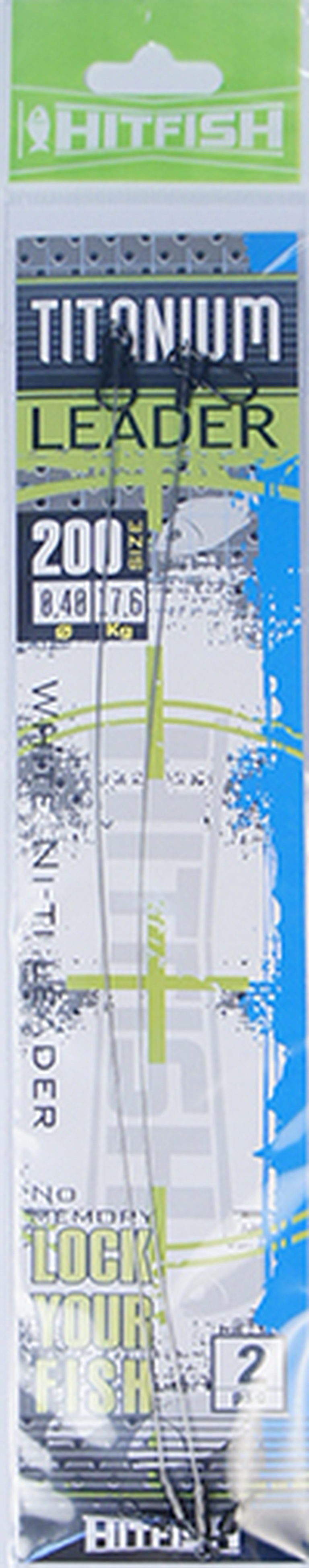 Hitfish struna rapitor Titanium Nickel (NITI), 15cm, 0.30mm, 6.7kg (2buc/plic) - imagine 3