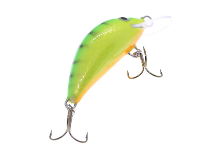 Gloog Hektor 40N, 4cm, 3.5gr (Floating), TGF (Tiger Green Fluo) - imagine 6