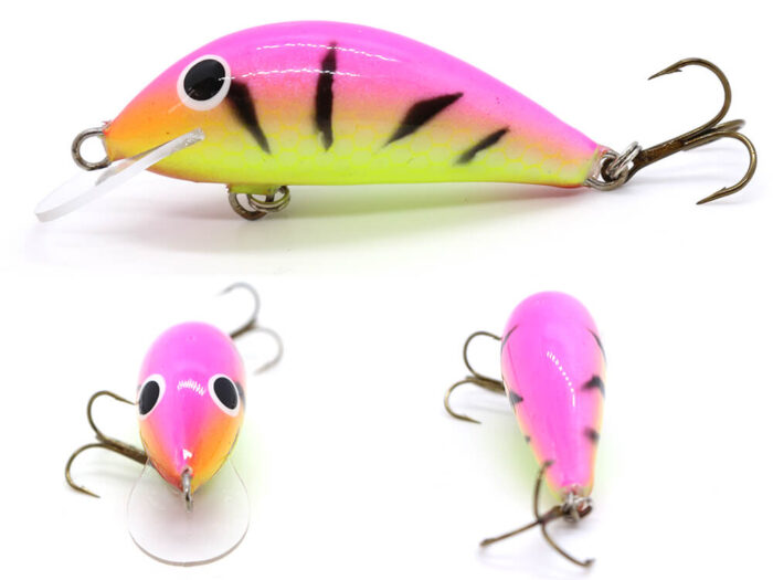 Gloog Hektor 40N, 4cm, 4.5gr (Sinking), TP (Tiger Pink) - imagine 8