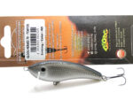 Gloog Hermes 70S 7cm, 12gr (Sinking), NS (Natural Silver) vobler avat armat cu ancore BKK Hooks - imagine 7