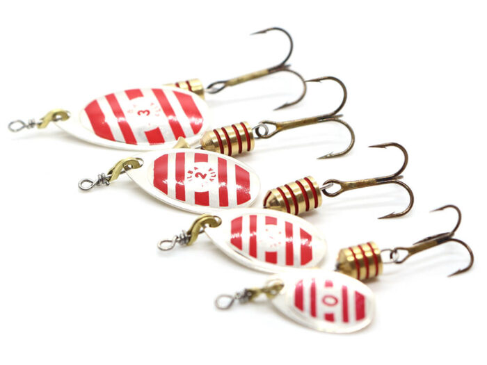 Ilba rotativa Tondo Silver/Red Zebra (argint cu dungi rosii), nr.3, 7gr (21113) - imagine 6