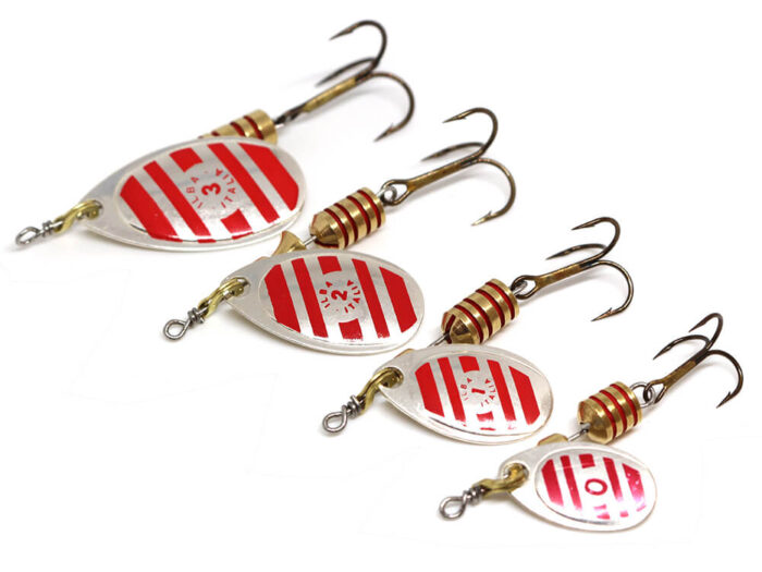 Ilba rotativa Tondo Silver/Red Zebra (argint cu dungi rosii), nr.3, 7gr (21113) - imagine 5