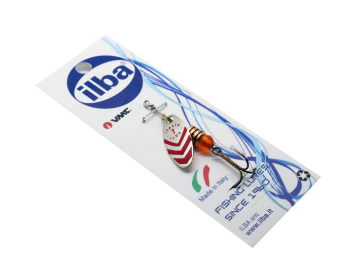 Ilba rotativa Lungo Silver/Red (argint cu dungi rosii), nr.1, 3gr (60111) - imagine 5