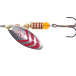 Ilba rotativa Lungo Silver/Red (argint cu dungi rosii), nr.2, 5gr (60112)