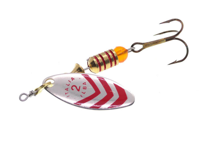 Ilba rotativa Lungo Silver/Red (argint cu dungi rosii), nr.2, 5gr (60112) - imagine 4