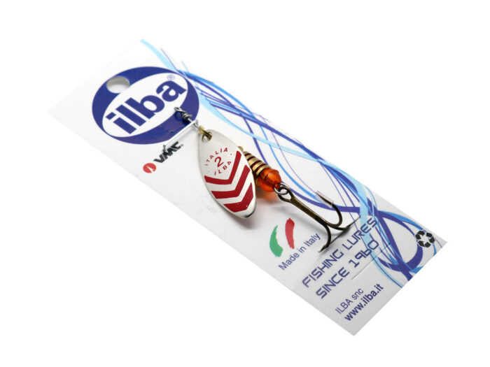 Ilba rotativa Lungo Silver/Red (argint cu dungi rosii), nr.2, 5gr (60112) - imagine 6