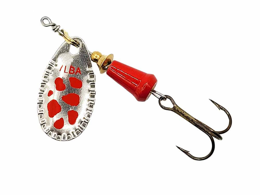 ILBA-80AR Ilba rotativa Spark Classic Silver/Red, nr.2, 5.5gr (80AR2) - imagine 1