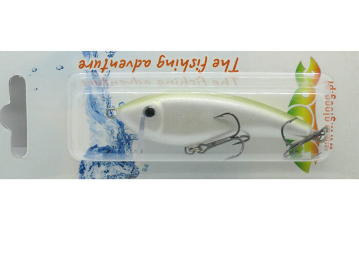 Gloog Hermes 70S 7cm, 12gr (Sinking), WO (White Olive) - imagine 5