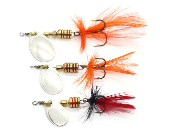 Ilba rotativa Tondo Mosca (Fly), Silver + Fly Orange, nr.2, 5gr (100102) - imagine 9