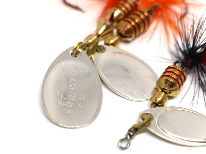 Ilba rotativa Tondo Mosca (Fly), Silver + Fly Orange, nr.2, 5gr (100102) - imagine 6