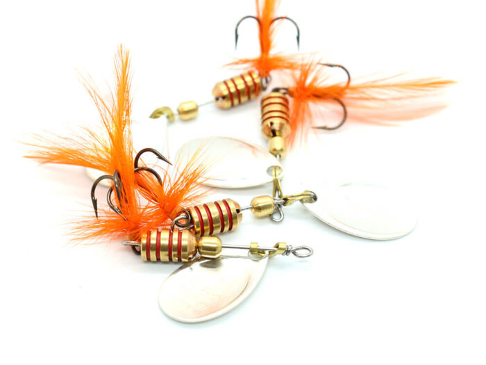 Ilba rotativa Tondo Mosca (Fly), Silver + Fly Orange, nr.2, 5gr (100102) - imagine 5