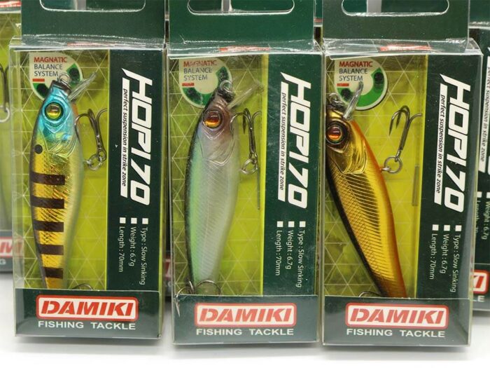 Damiki Hopi Minnow 7CM, 6.7GR, Slow Sinking, 314H (Yellow Ayu) - imagine 6
