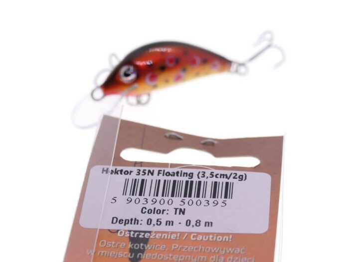 Gloog Hektor 35N, 3.5cm, 3gr (Sinking), TN (Trout Natural) - imagine 4