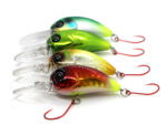 Damiki Disco Deep Trout-38 3.8CM, 4.5gr, 412T (Ghost Clear Brown) - imagine 14