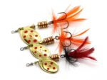 Ilba rotativa Tondo Mosca (Fly), Gold/Red + Fly Orange, nr.0, 2gr (105210) - imagine 3