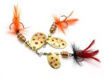 Ilba rotativa Tondo Mosca (Fly), Gold/Red + Fly Orange, nr.0, 2gr (105210) - imagine 4
