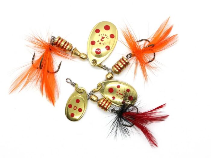 Ilba rotativa Tondo Mosca (Fly), Gold/Red + Fly Orange, nr.0, 2gr (105210) - imagine 5