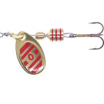 Ilba rotativa Tondo Gold/Red Zebra (aurie cu dungi rosii), nr.0, 2gr (21210)