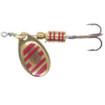 Ilba rotativa Tondo Gold/Red Zebra (aurie cu dungi rosii), nr.1, 3gr (21211)