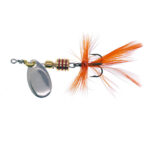 Ilba rotativa Tondo Mosca (Fly), Silver + Fly Orange, nr.0, 2gr (100100)