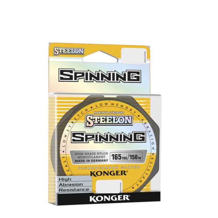 Konger Fir Monofilament Steelon Spinning FC (gri deschis), 0.14mm, 3.35kg, 150m - imagine 3