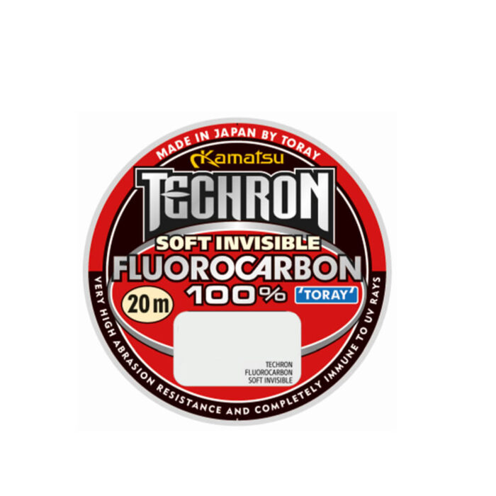 Kamatsu Fir Fluorocarbon 100% Techron Soft Invisible 20m, 0.128mm, 1.73kg - imagine 3
