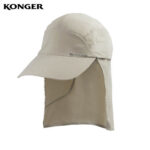 Konger Sapca bej cu protectie solara pentru gat marimea 62 - imagine 2