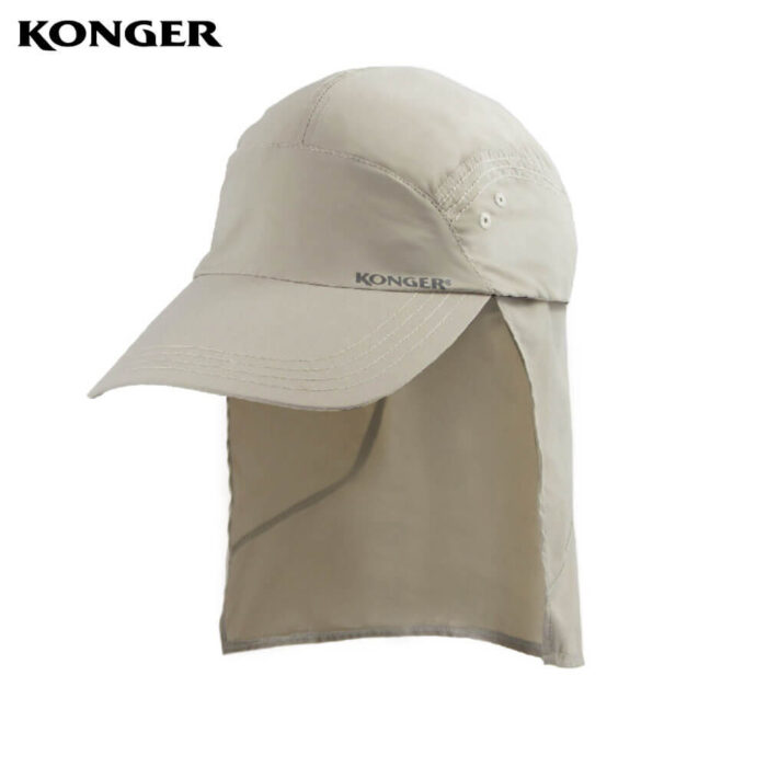 Konger Sapca bej cu protectie solara pentru gat marimea 62 - imagine 2