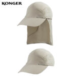 Konger Sapca bej cu protectie solara pentru gat marimea 62