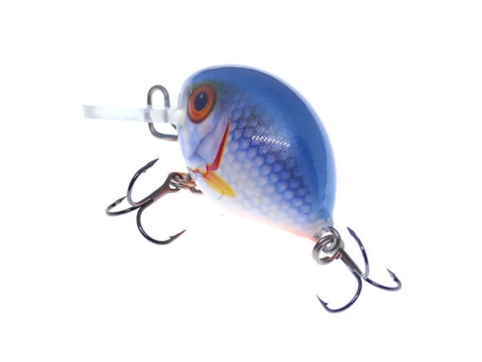 Vidra Lures Atomic Chub 2.8cm, 5gr, Sinking, BLR (Blue Red Gill) - imagine 3