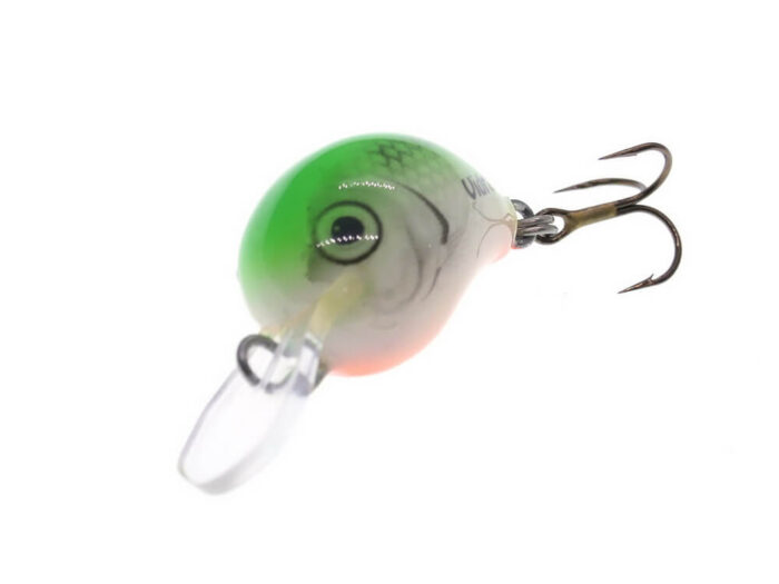 Vidra Lures Atomic Chub 1.8cm, 3gr, Sinking, SFG (Silver Fluo-Green) - imagine 2