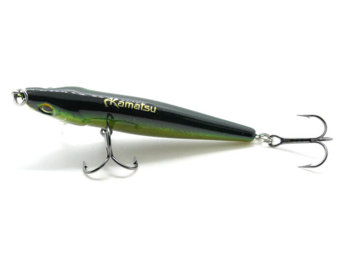 Kamatsu Phantom Bleak 7cm, 13gr (sinking), 002 (Green Holo Bleak) - imagine 4