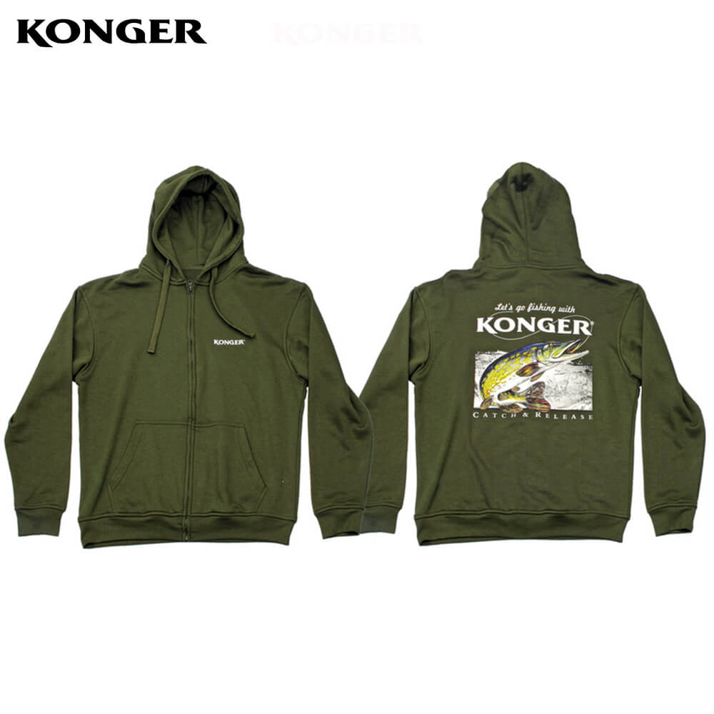 9750600 Konger Hanorac imprimat cu stiuca, marime L