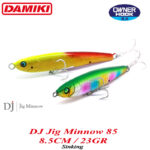 Damiki DJ JIG MINNOW 85S 8.5CM, 23gr (Sinking)