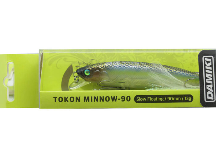 Damiki TOKON MINNOW-90SF 9CM, 13Gr (Slow Floating), 311H (Natural List) - imagine 5