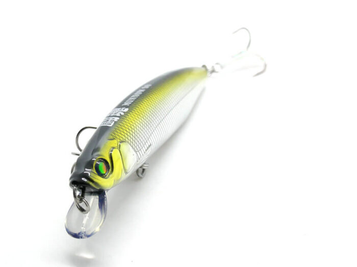 Damiki TOKON MINNOW-90SF 9CM, 13Gr (Slow Floating), 315H (Black Silver Holo) - imagine 2