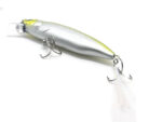 Damiki TOKON MINNOW-90SF 9CM, 13Gr (Slow Floating), 315H (Black Silver Holo) - imagine 3