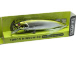 Damiki TOKON MINNOW-90SF 9CM, 13Gr (Slow Floating), 315H (Black Silver Holo) - imagine 6