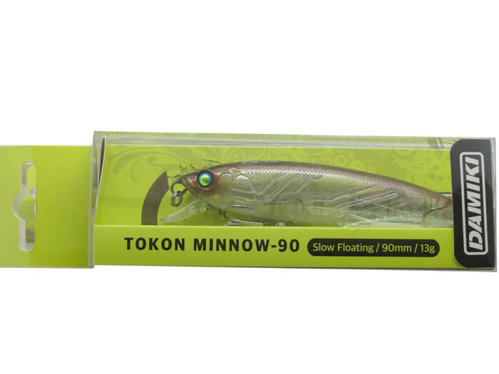 Damiki TOKON MINNOW-90SF 9CM, 13Gr (Slow Floating), 321H (Light Brown) - imagine 6