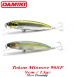Damiki TOKON MINNOW-90SF 9CM, 13gr (Slow Floating)