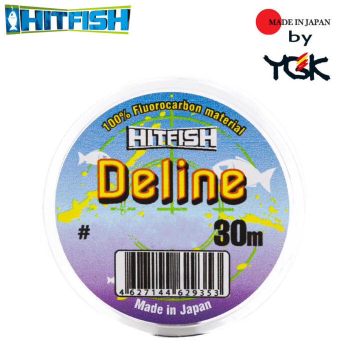 Hitfish Fir Fluorocarbon 100% Deline by YGK Japan, 30m, 50m (0.12mm-0.60mm) - imagine 2