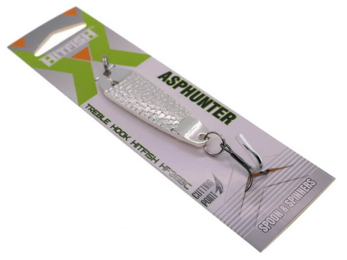 Hitfish Oscilanta avat Asphunter 5.7cm, 14gr, Culoare 09 (Silver) - imagine 5