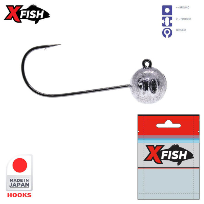 Xfish Aberdeen MicroJig Bila marime #1/0, 10gr, gramaj inscriptionat pe bila (5buc/plic) - imagine 3