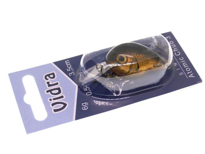 Vidra Lures Atomic Chub 3.5cm, 6gr, Sinking, GLH (Gold Holo) - imagine 6