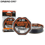 Dread Cat Fir Textil X8 Black 0.60mm, 72.2kg, 300m, pentru pescuitul la somn