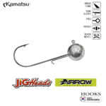 Kamatsu Jighead Extra Arrow, marime 5/0, 12gr (gramaj si marime inscriptionate) (3buc/plic) - imagine 3