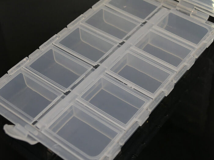 Konger cutie universala HS013 cu 20 compartimente (150x85x40mm), deschidere dubla - imagine 4