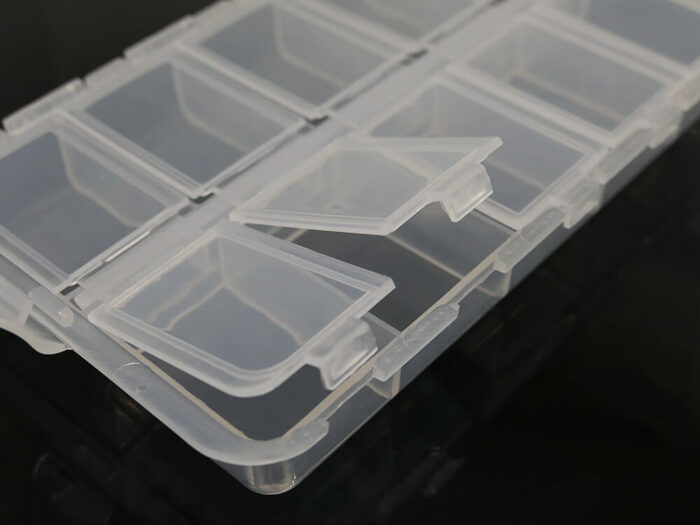 Konger cutie universala HS013 cu 20 compartimente (150x85x40mm), deschidere dubla - imagine 5