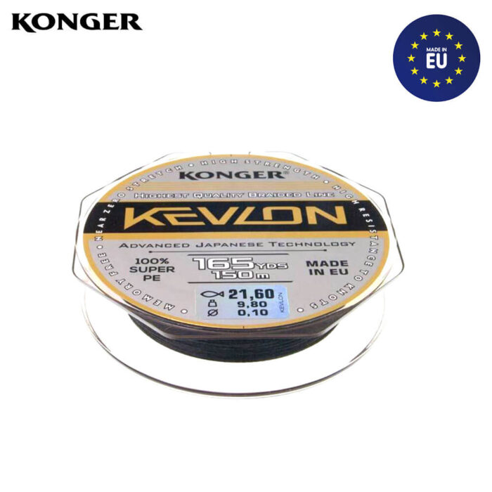 Konger Fir Textil Kevlon X4 Black 150m, 0.18mm, 17.3kg - imagine 4